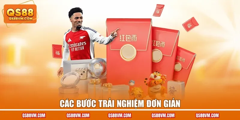 Các bước trải nghiệm đơn giản